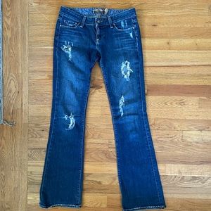 🌻Paige Laurel Bootcut Distressed Jeans Size 26